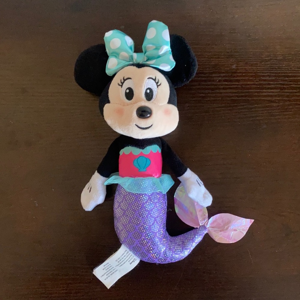 Disney Junior Mermaid Minnie Bean Bag Plush